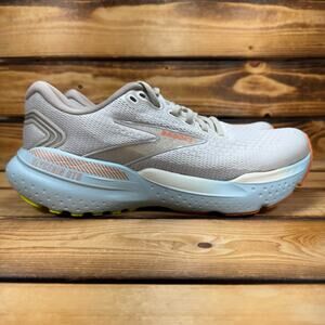 Brooks Glycerin 21 GTS Women 9.5 Running Shoes Support Stability Coconut Aqua
